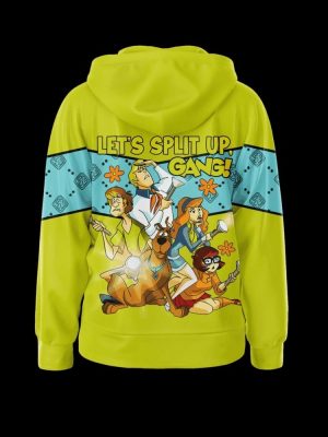 Scooby Doo Lets Split Up Gang Hoodie Unique Be Cool Scoobydoo Scooby Doo Characters Scooby Doo Lets Split Up Gang Sweatshirt revetee 3