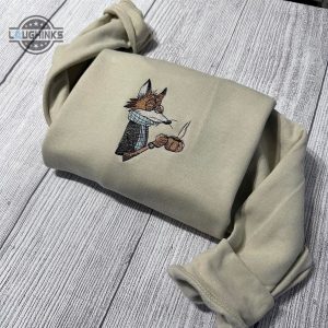 fox embroidered sweatshirt womens embroidered sweatshirts tshirt sweatshirt hoodie trending embroidery tee gift laughinks 1