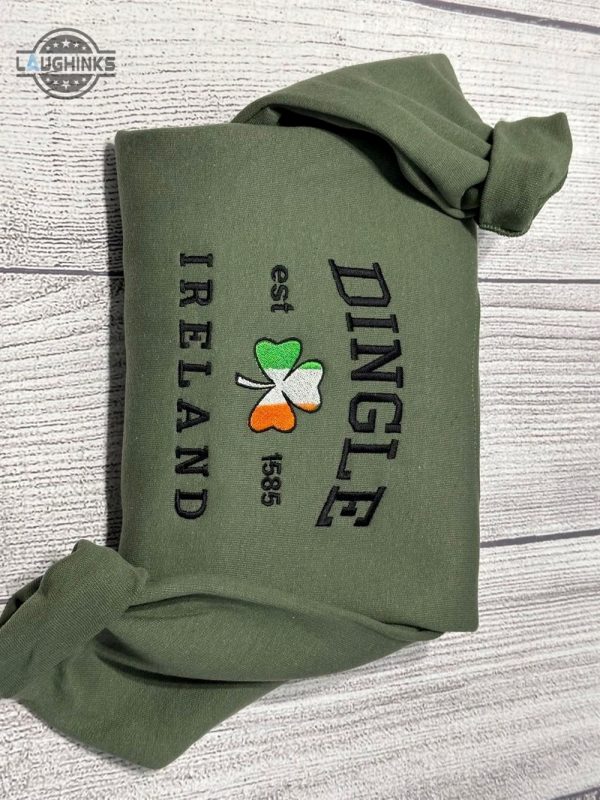 dingle ireland embroidered sweatshir womens embroidered sweatshirts tshirt sweatshirt hoodie trending embroidery tee gift laughinks 1 1