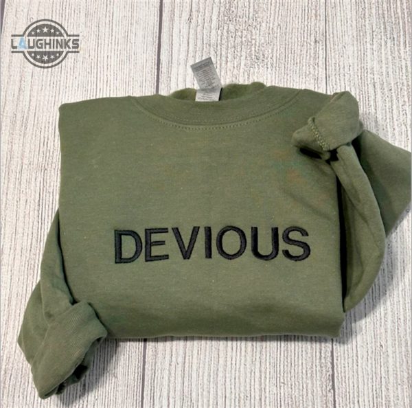 devious funny embroidered sweatshirt womens embroidered sweatshirts tshirt sweatshirt hoodie trending embroidery tee gift laughinks 1