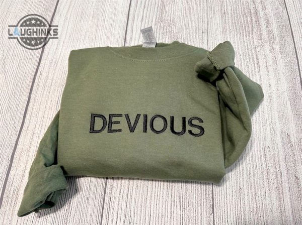 devious funny embroidered sweatshirt womens embroidered sweatshirts tshirt sweatshirt hoodie trending embroidery tee gift laughinks 1 1