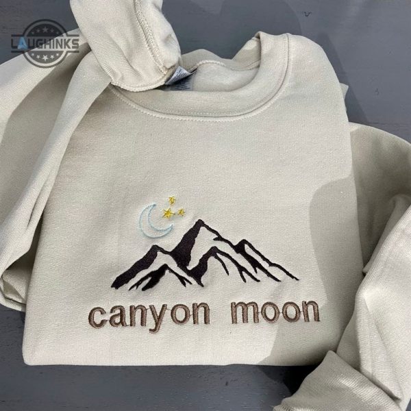 canyon moon embroidered sweatshirt womens embroidered sweatshirts tshirt sweatshirt hoodie trending embroidery tee gift laughinks 1