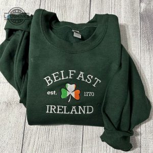 belfast ireland embroidered sweatshirt womens embroidered sweatshirts tshirt sweatshirt hoodie trending embroidery tee gift laughinks 1 1