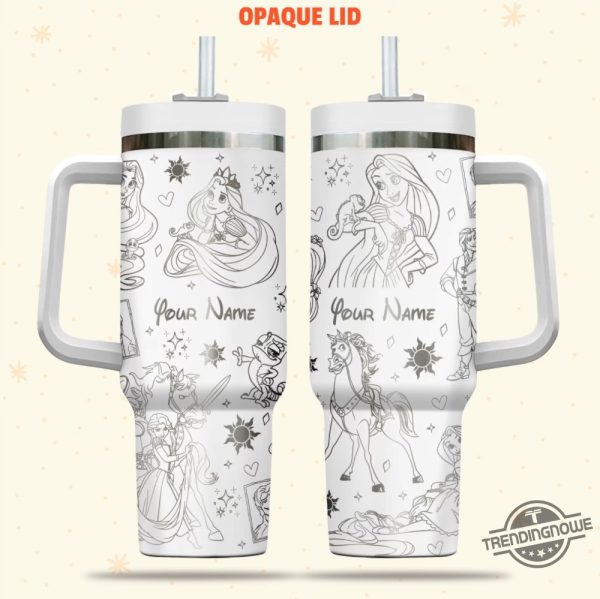 Disney Tangled Rapunzel Princess Stanley Cup Disney Characters Stanley Tumbler Personalized Name Disney Stanley Cup 40Oz Tumbler trendingnowe 1