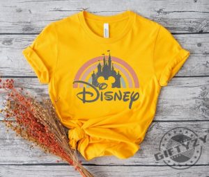 Disney Rainbow Castle Shirt Disney Vintage Disney Family Sweatshirt Disney Castle Tshirt Disney Retro Hoodie Disneyworld Disneyland Shirt giftyzy 3