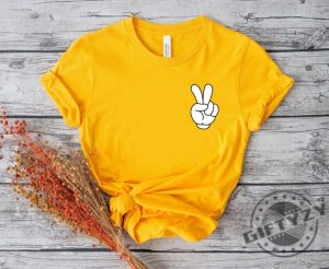 Disney Pocket Size Peace Sign Shirt Disneyworld Sweatshirt Peace Mickey Tshirt Matching Disney Pals Hoodie Disneyland Retro Disney Shirt giftyzy 4