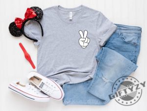 Disney Pocket Size Peace Sign Shirt Disneyworld Sweatshirt Peace Mickey Tshirt Matching Disney Pals Hoodie Disneyland Retro Disney Shirt giftyzy 7