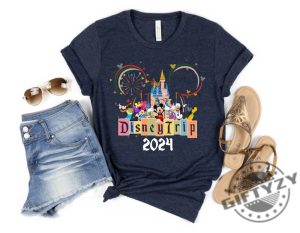 Disney Trip 2024 Shirt V1 Disney Castle 2024 Sweatshirt Disney Family Matching Tshirt Custom Disney Family Hoodie 2024 Disney Vacation Shirt giftyzy 3