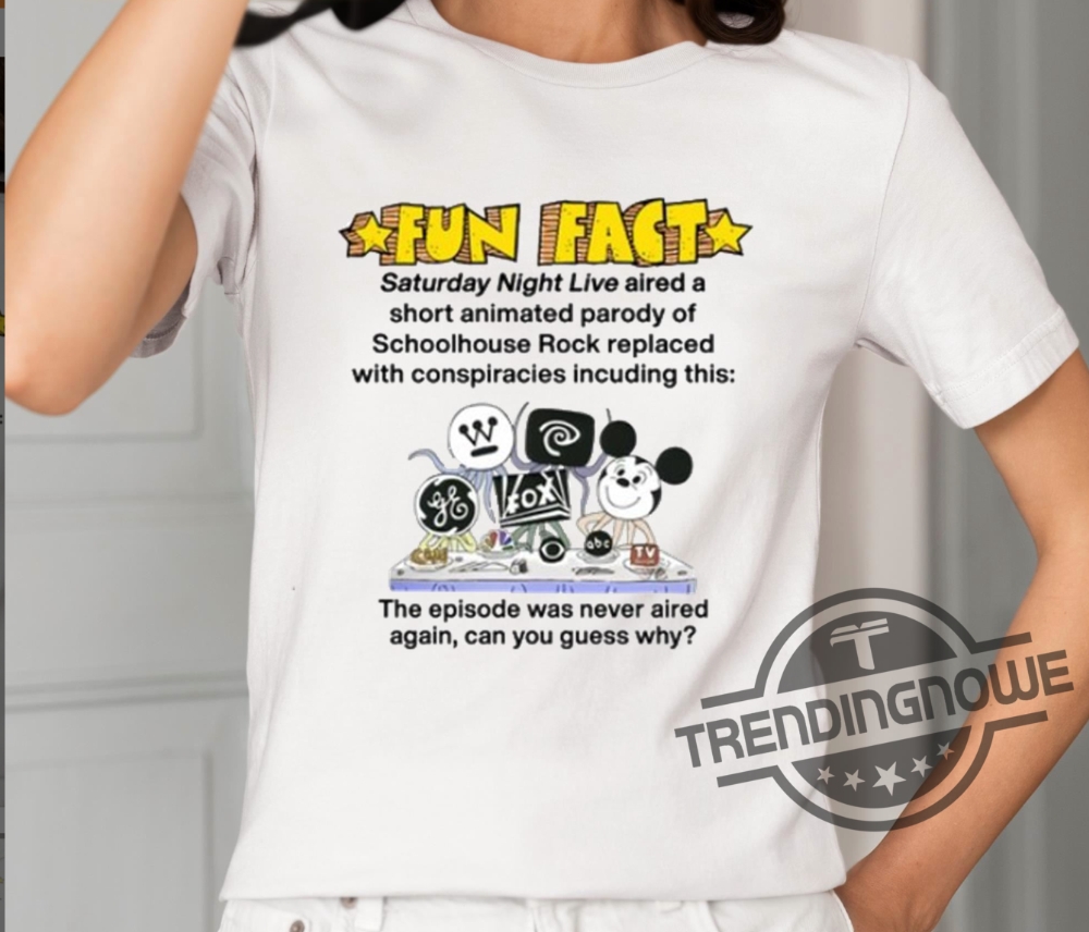 Fun Fact Saturday Night Live Aired Shirt A Short Animated Parody Of Schoolhouse Rock Replaced Shirt