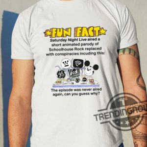 Fun Fact Saturday Night Live Aired Shirt A Short Animated Parody Of Schoolhouse Rock Replaced Shirt trendingnowe 2