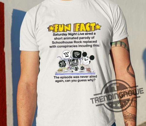 Fun Fact Saturday Night Live Aired Shirt A Short Animated Parody Of Schoolhouse Rock Replaced Shirt trendingnowe 2