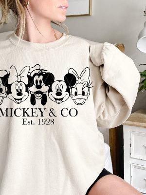 Mickey And Friends Unique Cartoon Characters Couples Disney Shirts In My Disney Era Shirt Disney Crewneck Disney T Shirt Men Adult Disney Shirts revetee 5