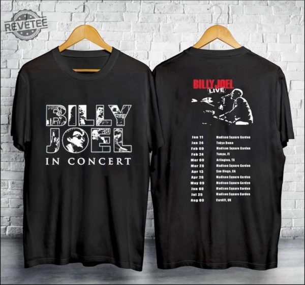 Billy Joel World Tour 2024 Unisex Shirt Stevie Nicks And Billy Joel