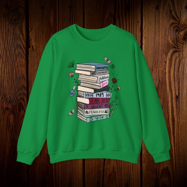 Albums As Books Sweatshirt Trendy Aesthetic For Book Lovers Taylor Swift Merch Store Taylor Swift Albums Taylor Swift Merchandise Unique revetee 1