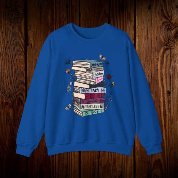 Albums As Books Sweatshirt Trendy Aesthetic For Book Lovers Taylor Swift Merch Store Taylor Swift Albums Taylor Swift Merchandise Unique revetee 2