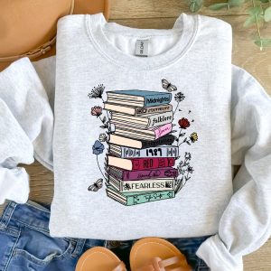 Albums As Books Sweatshirt Trendy Aesthetic For Book Lovers Taylor Swift Merch Store Taylor Swift Albums Taylor Swift Merchandise Unique revetee 3