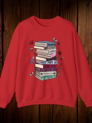 Albums As Books Sweatshirt Trendy Aesthetic For Book Lovers Taylor Swift Merch Store Taylor Swift Albums Taylor Swift Merchandise Unique revetee 4