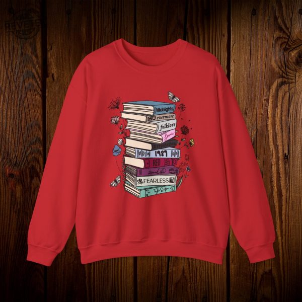 Albums As Books Sweatshirt Trendy Aesthetic For Book Lovers Taylor Swift Merch Store Taylor Swift Albums Taylor Swift Merchandise Unique revetee 4