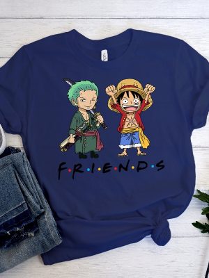 One Piece Friends Shirt One Piece Strawhat Pirates Monkey D Luffy One Piece Anime Merch One Piece Tshirt One Piece Shirt Unique revetee 3