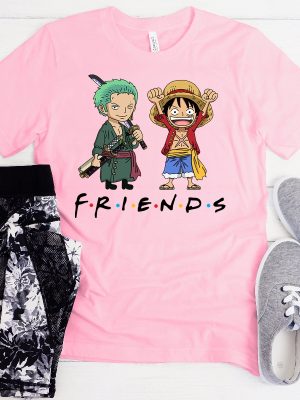 One Piece Friends Shirt One Piece Strawhat Pirates Monkey D Luffy One Piece Anime Merch One Piece Tshirt One Piece Shirt Unique revetee 4