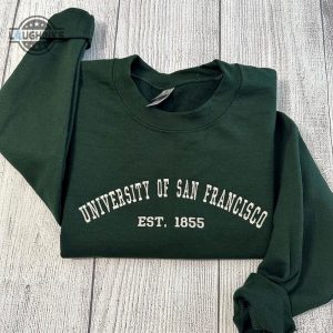 university of san francisco embroidered sweatshirt womens embroidered sweatshirts tshirt sweatshirt hoodie trending embroidery tee gift laughinks 1