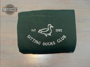 sitting ducks womens embroidered sweatshirts tshirt sweatshirt hoodie trending embroidery tee gift laughinks 1