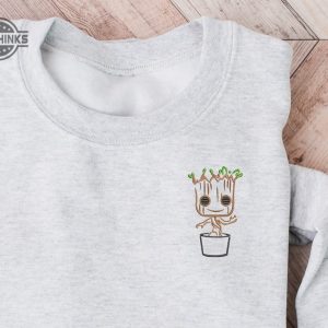 guardians groot embroidered crewneck disney embroidered sweatshirt disney epcot crewneck disney sweatshirt disney crewneck embroidery tshirt sweatshirt hoodie gift laughinks 1