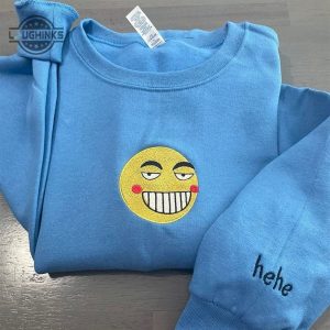 funny smiley face embroidered sweatshirt womens embroidered sweatshirts tshirt sweatshirt hoodie trending embroidery tee gift laughinks 1