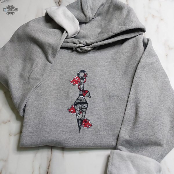 anime embroidered ninja sweatshirt embroidery tshirt sweatshirt hoodie gift