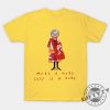 Iris Apfel Inspired Woman In Red Shirt giftyzy 2