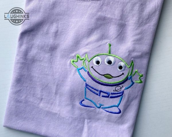 alien embroidered t shirt disney toy story embroidered shirt long sleeve embroidery tshirt sweatshirt hoodie gift laughinks 1