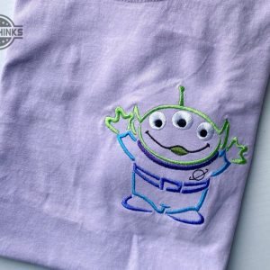 alien embroidered t shirt disney toy story embroidered shirt long sleeve embroidery tshirt sweatshirt hoodie gift laughinks 1 1