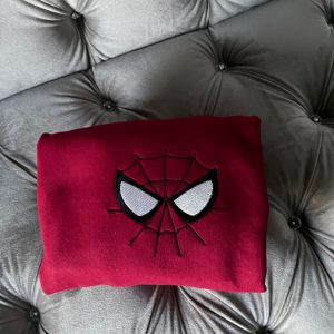 embroidered spiderman sweatshirt embroidery tshirt sweatshirt hoodie gift