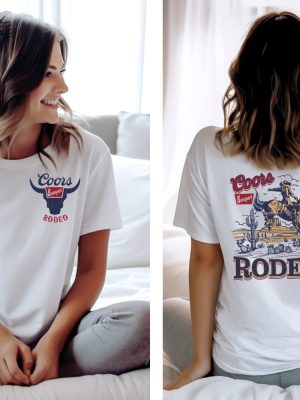 Mens Beer Shirt The Original Coors Cowboy Western Rodeo Coors Beer Shirt Western T Shirt Coors Rodeo Shirt Unique revetee 3