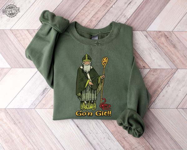 Funny Gon Git St Patrick Shirt Saint Patricks Day Sweatshirt St Patrick Shirt Designs St Patrick T Shirt Unique revetee 2