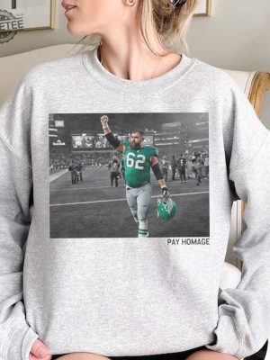 Vintage Jason Kelce Pay Homage Shirt Jason Kelce Retirement Tee Jason Kelce Merch Jason Kelce Hoodie Unique revetee 2