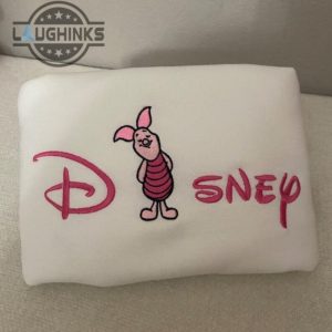 disney x piglet embroidered sweatshirt embroidery tshirt sweatshirt hoodie gift