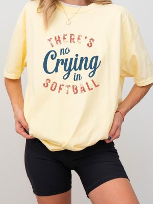 There Is No Crying In Softball Sweatshirt Softball Mom Shirt Softball Mom Shirts Softball Mom Shirt In My Softball Mom Era Unique revetee 2