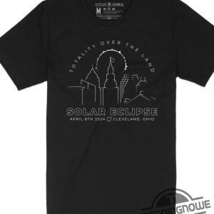 Cleveland Solar Eclipse Shirt 2024 Eclipse Tour Shirt Sweatshirt Hoodie trendingnowe 2