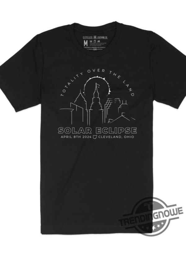 Cleveland Solar Eclipse Shirt 2024 Eclipse Tour Shirt Sweatshirt Hoodie trendingnowe 2