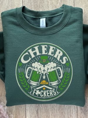 Cheers St Patricks Day Sweatshirt Funny St Patricks Shirt St Paddys Day Shirt St Patrick Shirt Designs St Patrick Day T Shirt Unique revetee 2