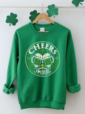 Cheers St Patricks Day Sweatshirt Funny St Patricks Shirt St Paddys Day Shirt St Patrick Shirt Designs St Patrick Day T Shirt Unique revetee 4