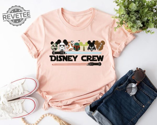Star Wars Disney Crew Shirt Disneyland Shirt Star Wars Disneyworld Shirt Star Wars T Shirt Disney Star Wars Shirt Disney Trip Shirts revetee 1