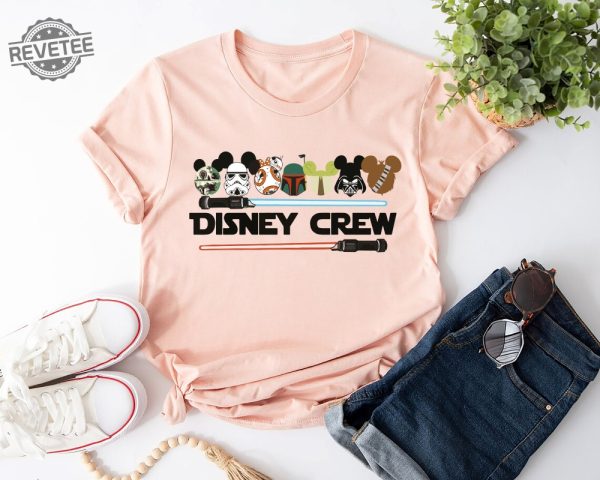 Star Wars Disney Crew Shirt Disneyland Shirt Star Wars Disneyworld Shirt Star Wars T Shirt Disney Star Wars Shirt Disney Trip Shirts revetee 6