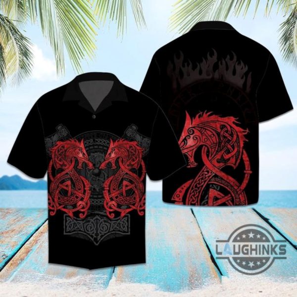 amazing viking dragon tropical hawaiian shirt 131 aloha hawaii shirts aloha summer beach button up shirts and shorts laughinks 1 1