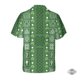 collection of celtic irish happy st patricks day hawaiian shirt aloha summer beach button up shirts and shorts laughinks 1 1