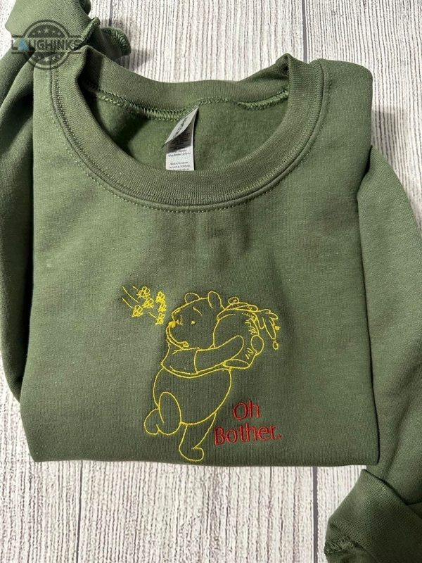 winnie the pooh embroidered sweatshirt womens embroidered sweatshirts tshirt sweatshirt hoodie trending embroidery tee gift laughinks 1