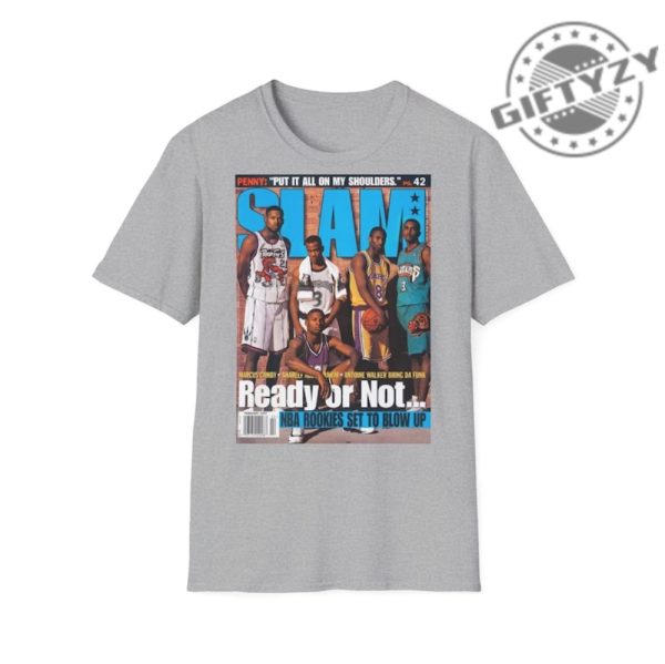 Vintage Kobe Bryant 1997 February Slam Cover Shirt giftyzy 2
