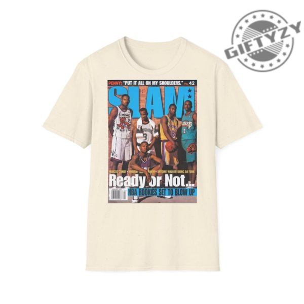 Vintage Kobe Bryant 1997 February Slam Cover Shirt giftyzy 3