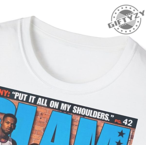 Vintage Kobe Bryant 1997 February Slam Cover Shirt giftyzy 5